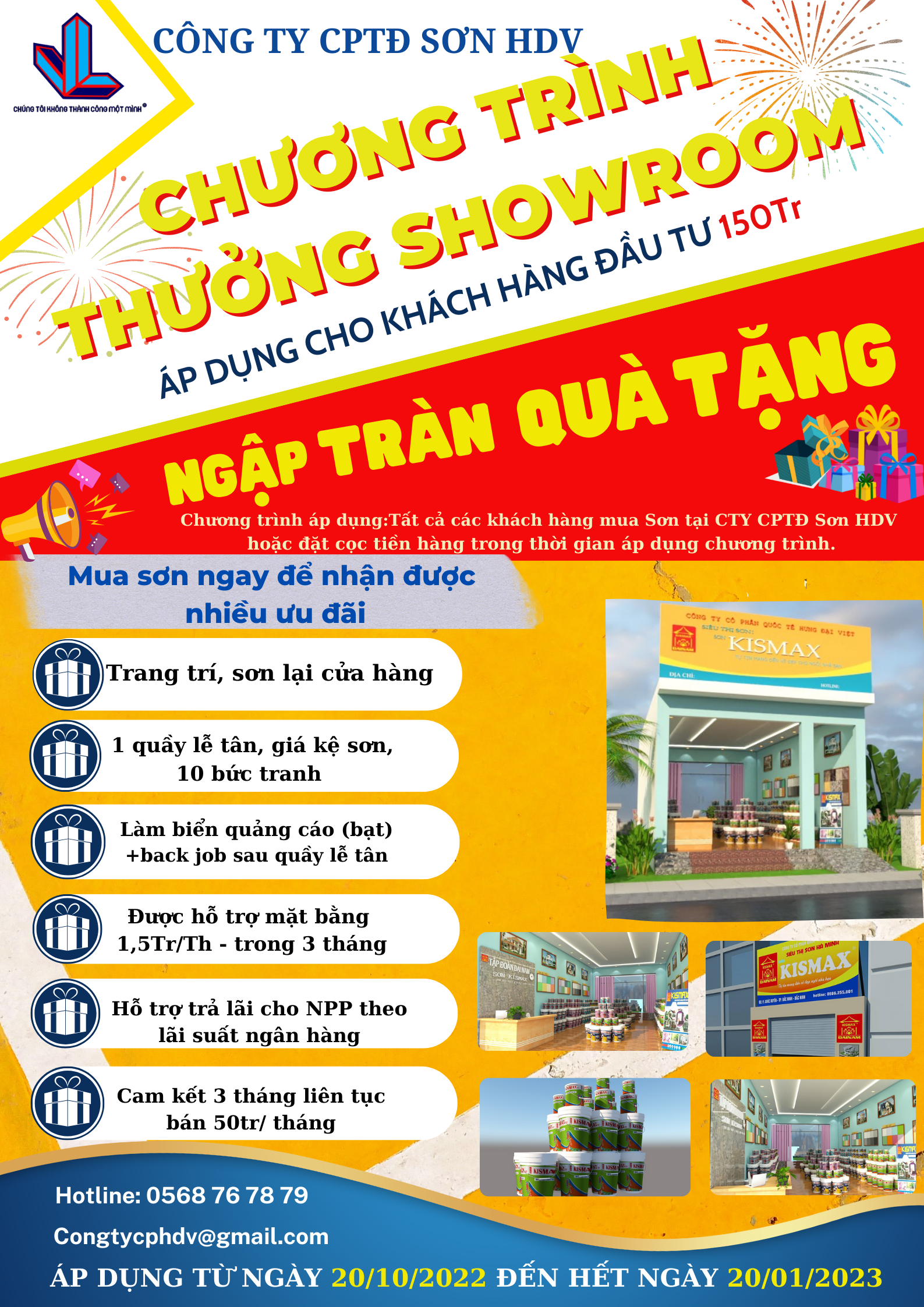 Chương trình thưởng showroom